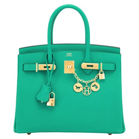 hermes vert jade birkin 30|Hermès Birkin 30 Epsom Vert Jade .